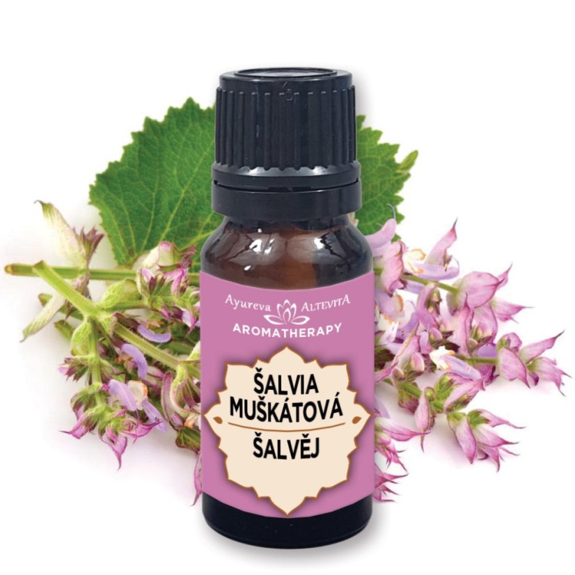 100% esenciálny olej ŠALVIA 10ml olej ženskej múdrosti