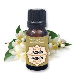 5% dilute JAZMÍN v hroznovom oleji 10ml olej kráľovnej