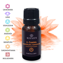 Zmes esenciálnych olejov 2. Sakrálna čakra (Svadhisthana) 10ml