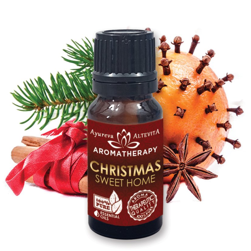 Zmes esenciálnych olejov CHRISTMAS - Sweet Home  (sladké vianoce) 10ml