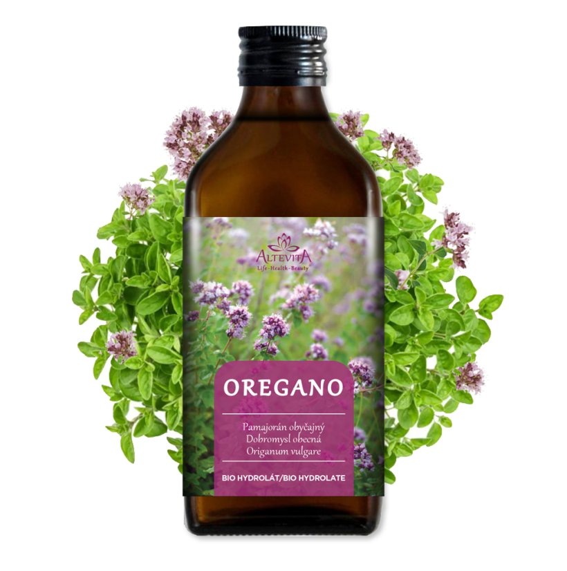 Oregano (Pamajorán obyčajný) – BIO hydrolát 200 ml