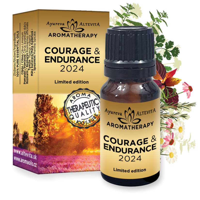 Zmes esenciálnych olejov COURAGE & ENDURANCE – ODVAHA & VÝDRŽ 2024 10ml