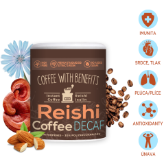 Reishi Coffee Decaf bez kofeínu 93g