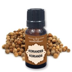 100% esenciálny olej KORIANDER Olej pokojnej tvorivosti 10ml