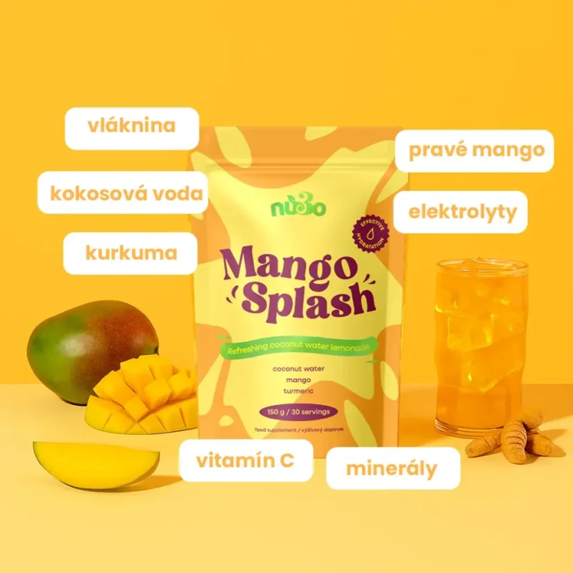 Mango Splash - Množstvo: 3 BALENIA  (90 dávok)