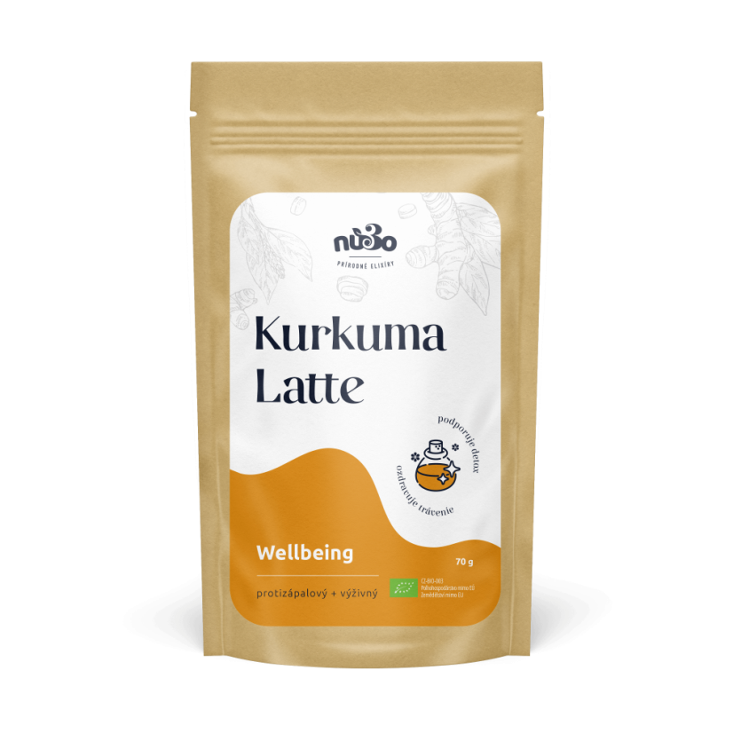 Bio Kurkuma Latte - Množstvo: 3 BALENIA (105 porcií)