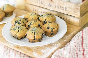 Hrnčekové muffiny zo špaldovej múky