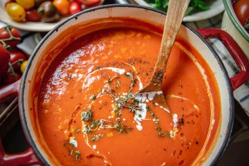 Chutná a rýchla paradajková polievka