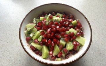 Overnight oats s kopou ovocia