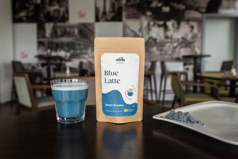 Bio Blue Latte - Množstvo: 3 BALENIA (105 porcií)