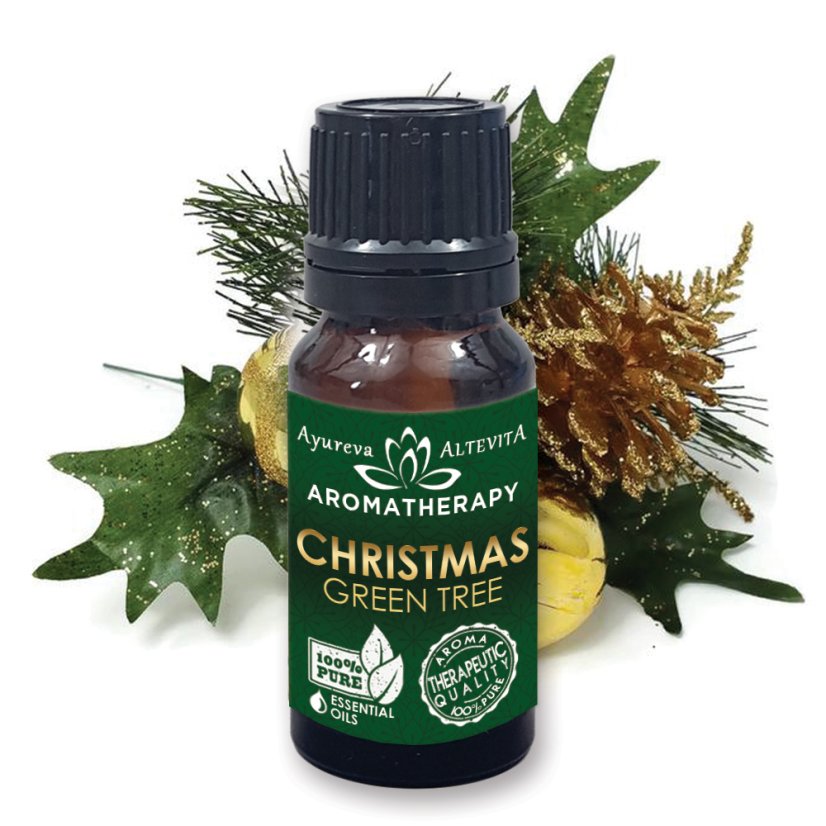 Zmes esenciálnych olejov CHRISTMAS - Green Tree  (zelené vianoce) 10ml