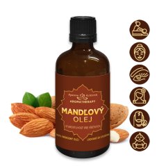 Mandľový olej 100% prírodný lisovaný za studena 100 ml