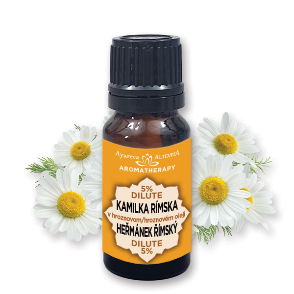 5% dilute KAMILKA RÍMSKA v hroznovom oleji 10ml Olej anjelov strážnych