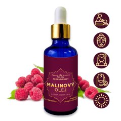 Malinový olej -  Letná ochrana 100% prírodný olej lisovaný za studena – panenský 50 ml